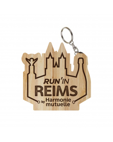 Porte clé Run'in Reims LE DOSSARD