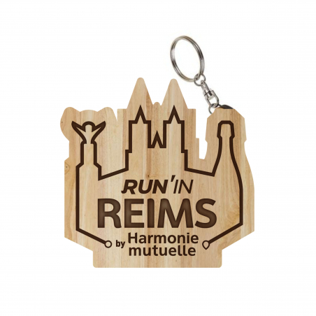Porte clé Run'in Reims LE DOSSARD