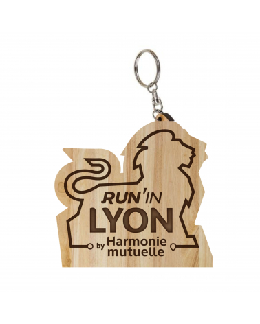 Porte-clé Run'in Lyon LE DOSSARD