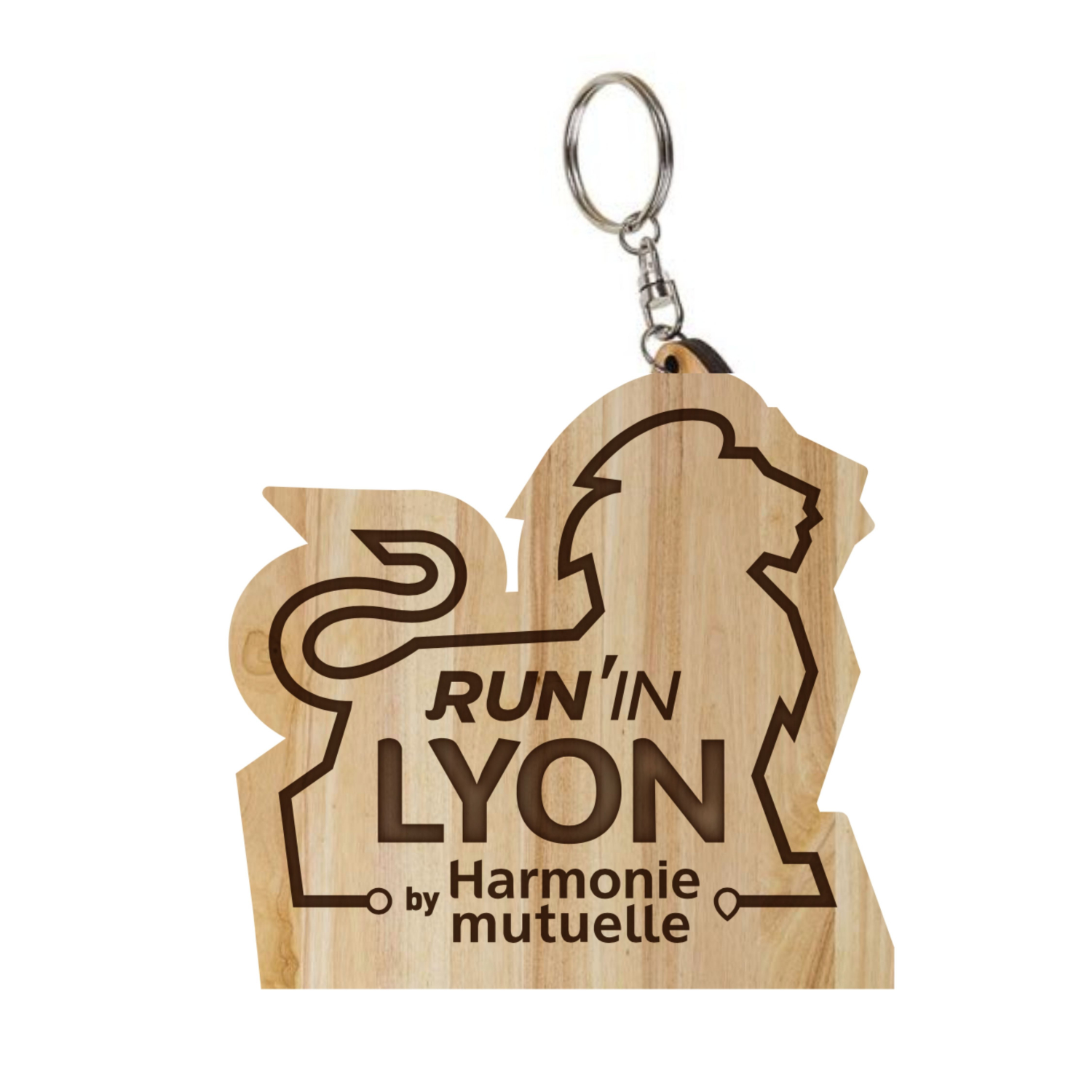 Porte-clé Run'in Lyon LE DOSSARD